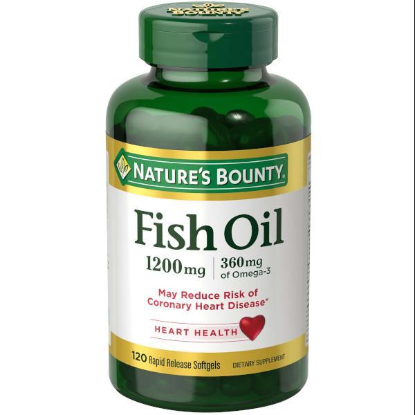 Nature's Bounty Fish Oil 1200 Mg De 100 Capsulas