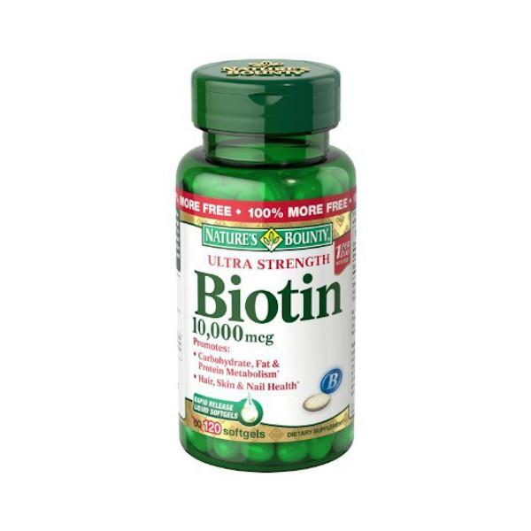 Nature's Bounty Biotina 10,000 Mcg