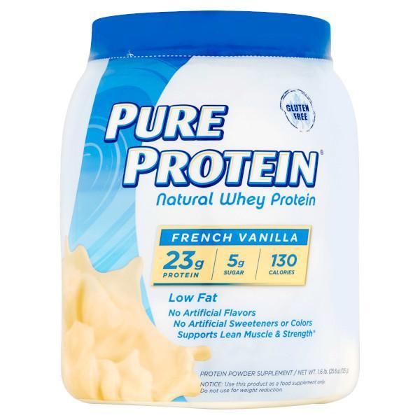Pure Protein Natural Whey Powder - French Vanilla