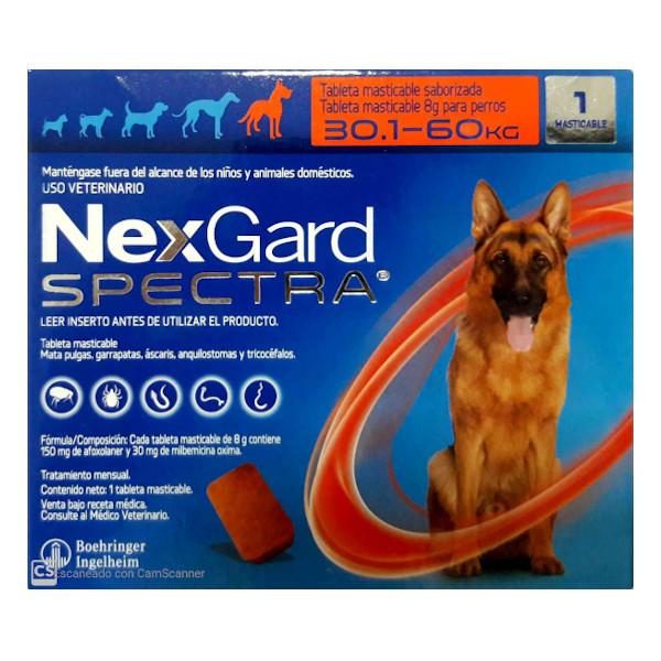 Card Nexgard Spectra 30.1 - 60Kg