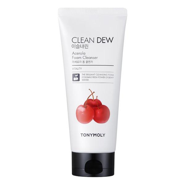 TONYMOLY CLEAN DEW ACEROLA FOAM CLEANSER- Limpiador para el rostro en espuma