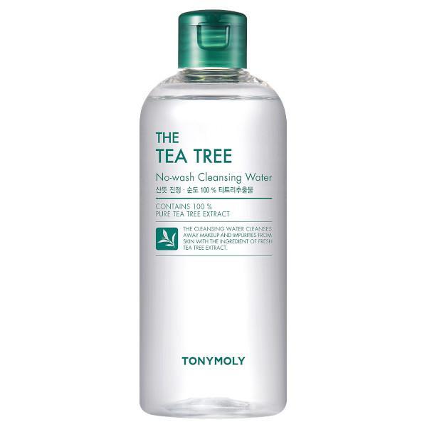 TONYMOLY THE TEA TREE NO WASH CLEANSING WATER- Agua Micelar limpiadora
