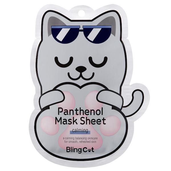 TONYMOLY BLING CAT PANTHENOL MASK SHEET _ CALMING- Mascarilla Revitalizante