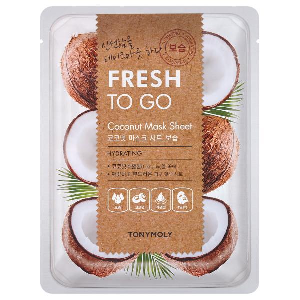 TONYMOLY FRESH TO GO COCONUT MASK SHEET- Mascarilla de Coco