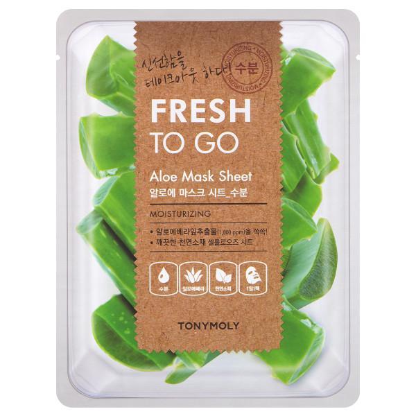 TONYMOLY FRESH TO GO ALOE MASK SHEET2- Mascarilla de Aloe