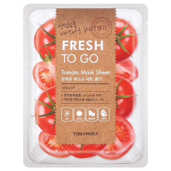 TONYMOLY FRESH TO GO TOMATO MASK SHEET2- Mascarilla de Tomate