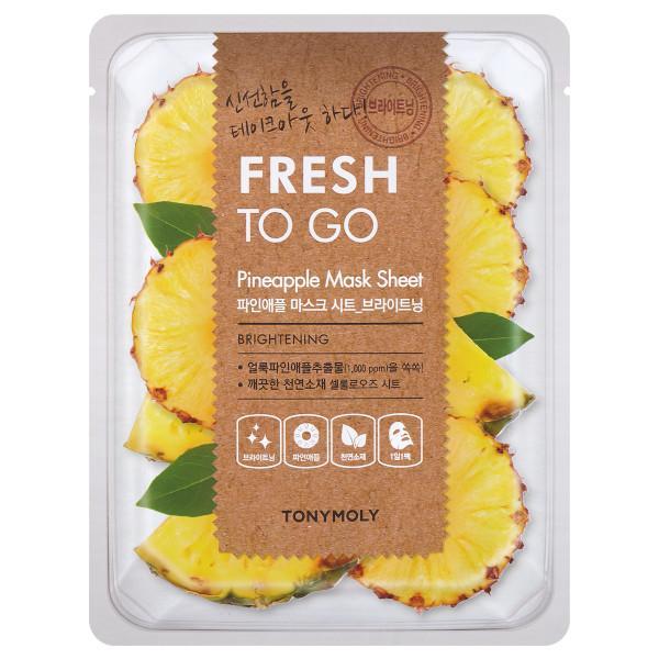 TONYMOLY FRESH TO GO PINEAPPLE MASK2- Mascarilla de Piña