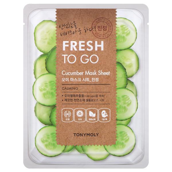 TONYMOLY FRESH TO GO CUCUMBER MASK SHEET2- Mascarilla de Pepino
