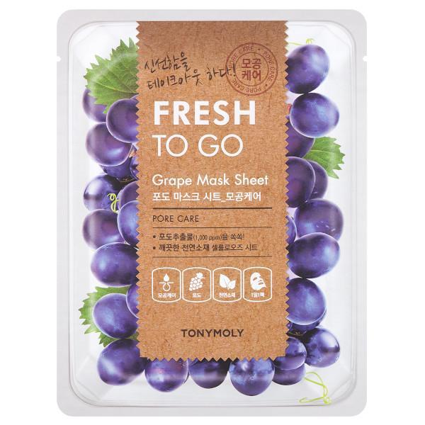 TONYMOLY FRESH TO GO GRAPE MASK SHEET2- Mascarilla de Uva