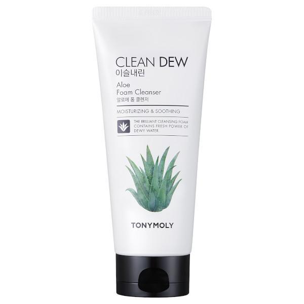 TONYMOLY CLEAN DEW ALOE FOAM CLEANSER- Limpiador para el rostro en espuma