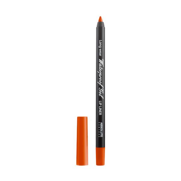 Absolute N.Y Waterproof Gel Lip Liner- Orange