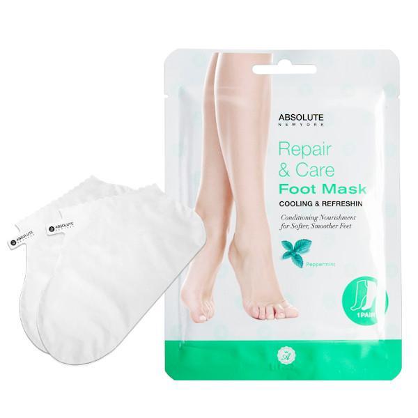 Absolute N.Y Foot Mask Peppermint 12 Pcs