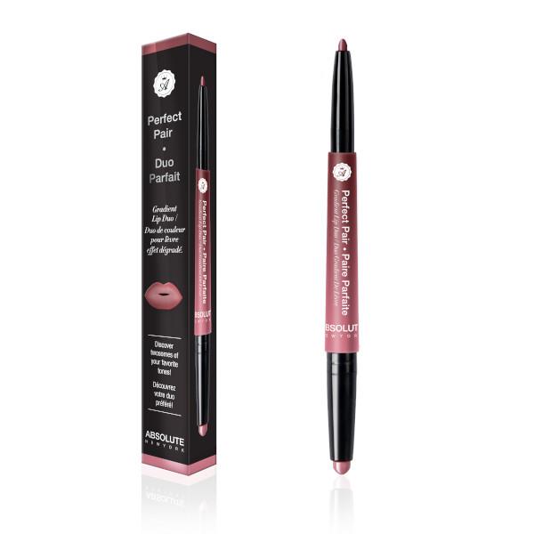Absolute N.Y Duo Labial Rose Wood