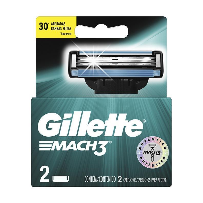 Gillette Mach 3 Respuesto 2 Unid. - Farmacias Arrocha