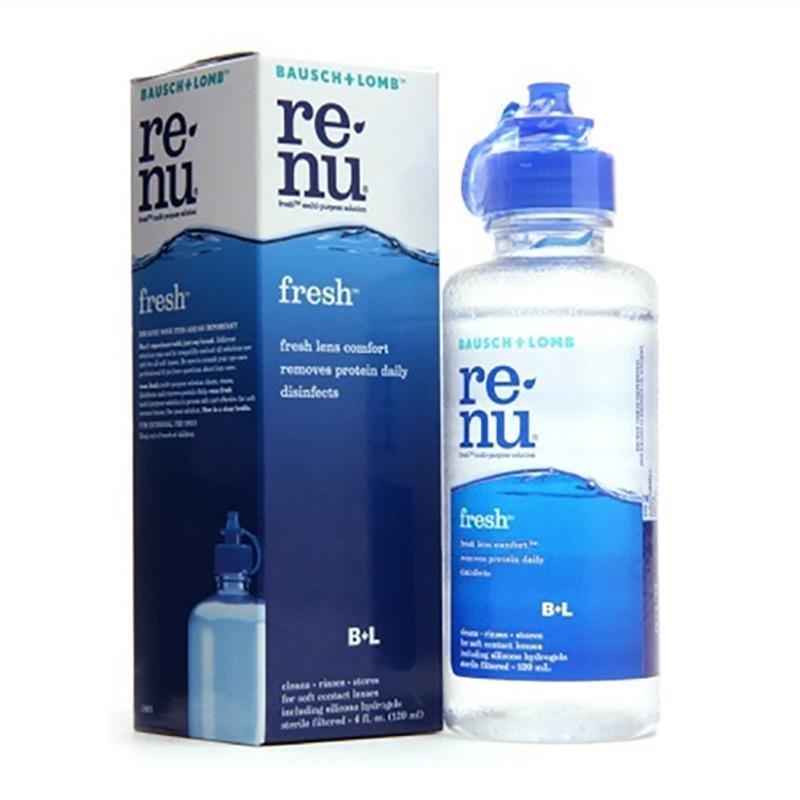 Baush & Lomb Renu Fresh Solución Multipropósito 120ml - Farmacias Arrocha