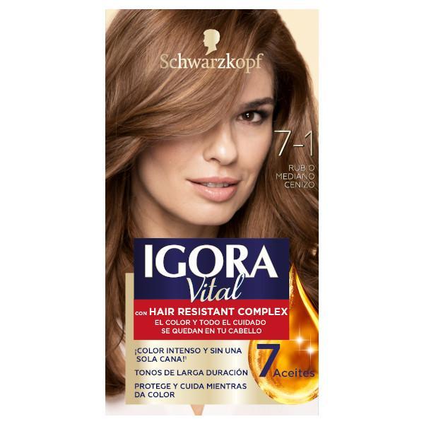 Schwarzkopf Igora Vital Tinte 7-1 - Farmacias Arrocha