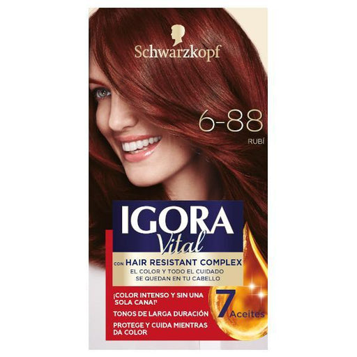 Schwarzkopf Igora Vital Tinte 6-88 - Farmacias Arrocha