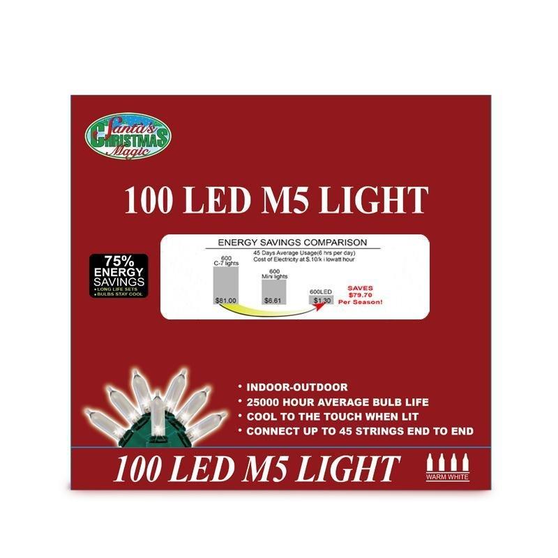 Christmas Magic Luces Led De 100 Bombillos, Cálidas - Farmacias Arrocha