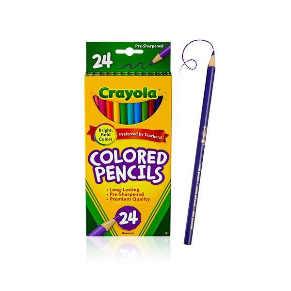 Crayola 24Ct Long Colored Pencils - Farmacias Arrocha