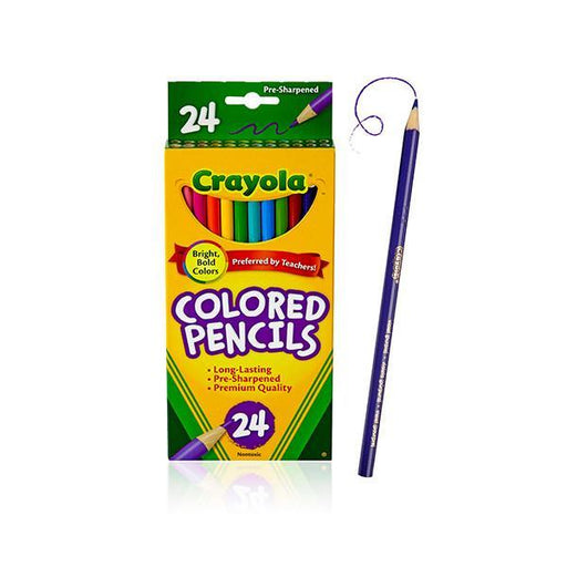 Crayola 24Ct Long Colored Pencils - Farmacias Arrocha