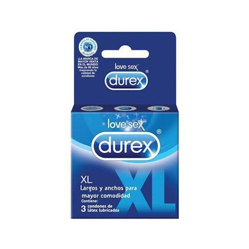 Durex Preservativo Xl 3Pz - Farmacias Arrocha