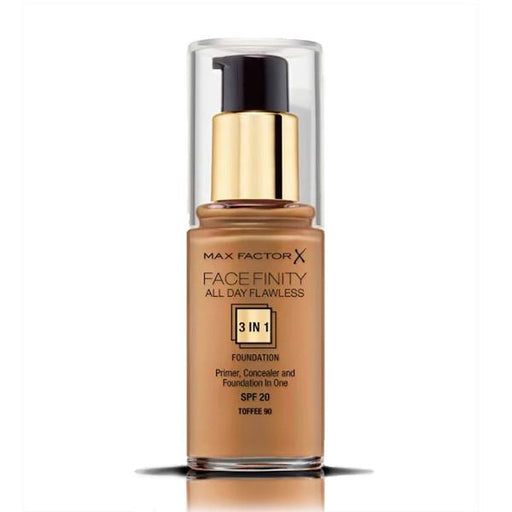 Max Factor Facefinity All Day Flawless 3 In 1 Foundation Tofee 90 - Farmacias Arrocha