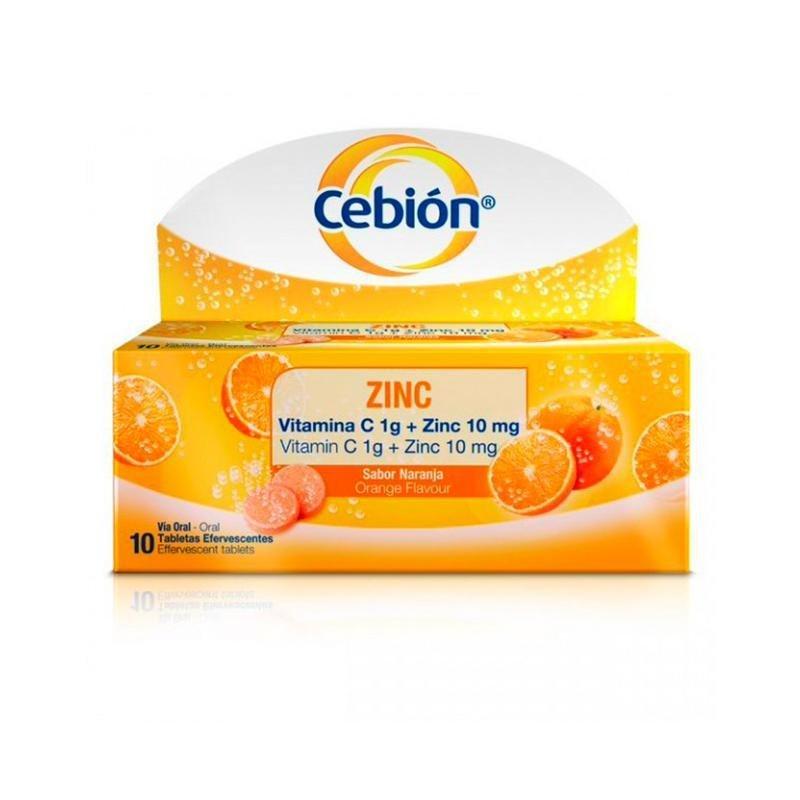 Cebion Zin Efervecente De 10 Tabletas - Farmacias Arrocha