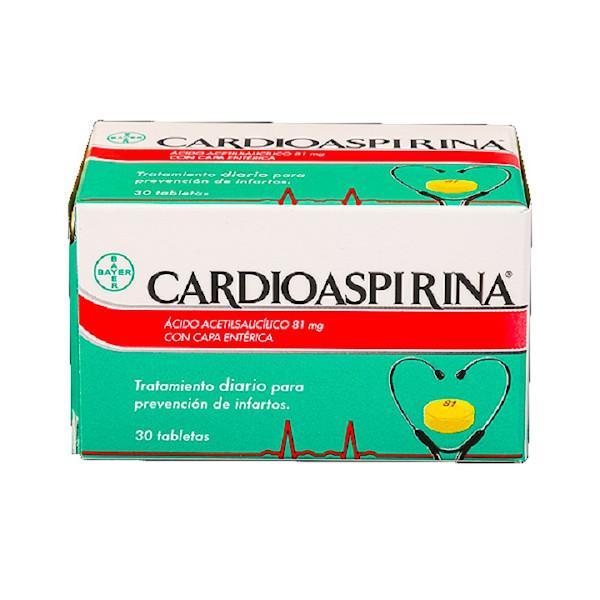 Cardioaspirina 81Mg De 30 Tabletas - Farmacias Arrocha