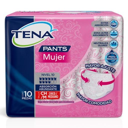 Tena Pants Mujer Diseno Flores M 10 - Farmacias Arrocha