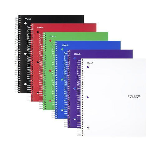Mead Five Star Notebook Ruled 3Sub - Farmacias Arrocha