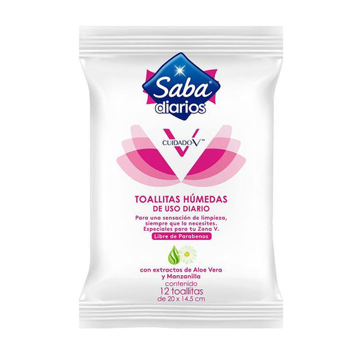 Saba Toallitas Húmedas 12'S - Farmacias Arrocha
