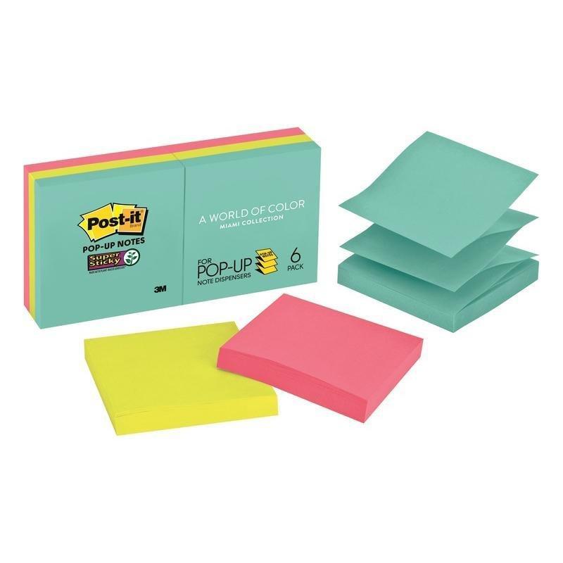 3M Post-It Notes Pad Pop 3X3 (R330-6Ssmia) - Farmacias Arrocha