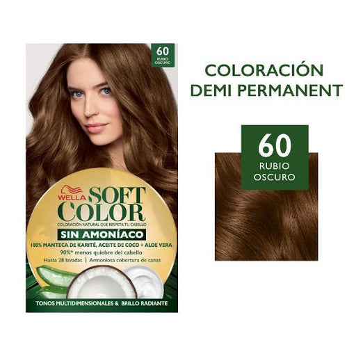 Wella Soft Color Tinte N.60 Rubio Oscuro - Farmacias Arrocha