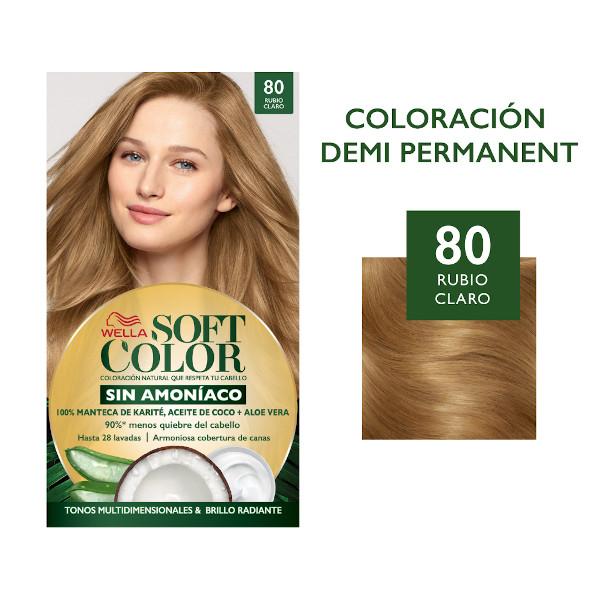 Wella Soft Color Tinte N.80 Rubio Claro - Farmacias Arrocha