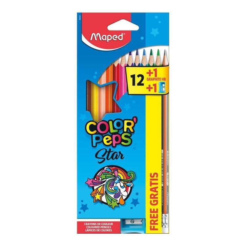 Maped Lap/Madera Colorpep Blis 12Un+Prom - Farmacias Arrocha