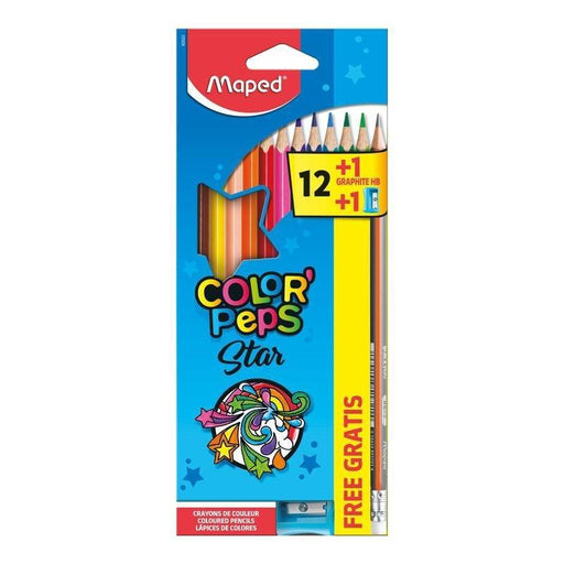 Maped Lap/Madera Colorpep Blis 12Un+Prom - Farmacias Arrocha