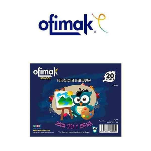 OfiMayor Block De Dibujo 20 Hojas 10X8 Pequeño - Farmacias Arrocha