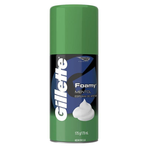 Gillette Crema De Afeitar Foamy Menthol - Farmacias Arrocha