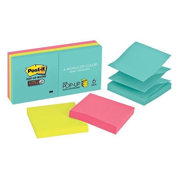 Post-It Notes Pad Pop 3X3 (R330-6Ssmia) - Farmacias Arrocha