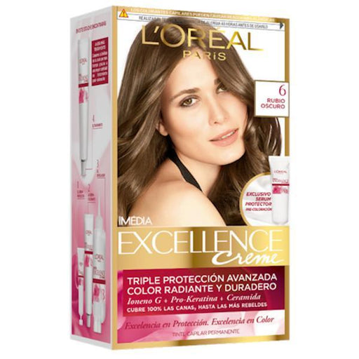 Loreal Excellence Tinte Imedia N.6 Rubio Oscur - Farmacias Arrocha
