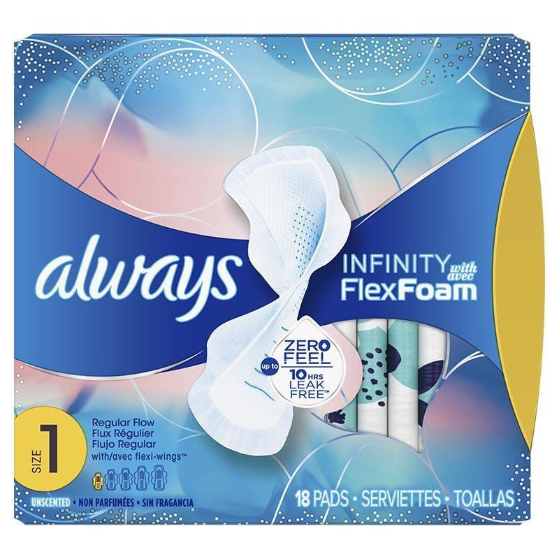 Always Infinity Dia 18 Toallas - Farmacias Arrocha