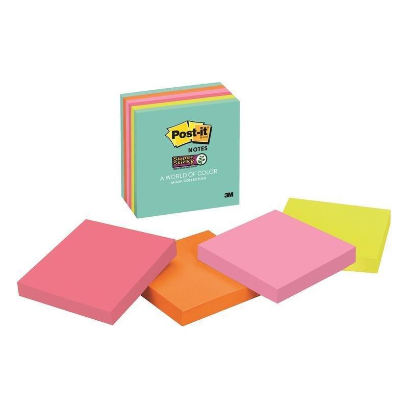 3M Post-It Notes Pad 3X3 (654-6Ssmia) - Farmacias Arrocha