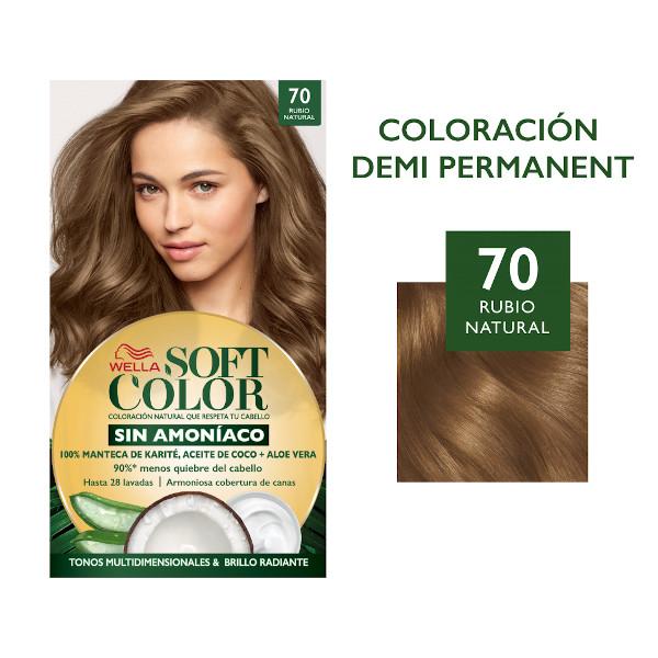 Wella Soft Color Tinte N.70 Rubio Natural - Farmacias Arrocha