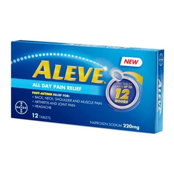 Aleve 220Mg X 12 Tabletas Recubiertas - Farmacias Arrocha