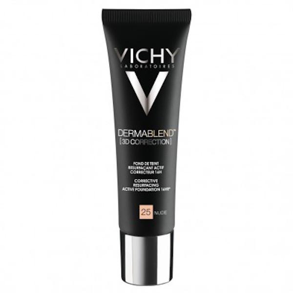 Vichy Dermablend Base 3D Correction 30ml - Tono 25 (Nude) - Farmacias Arrocha
