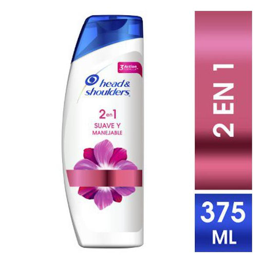 Head & Shoulders Suave Y Manejable 2 En 1 375Ml - Farmacias Arrocha