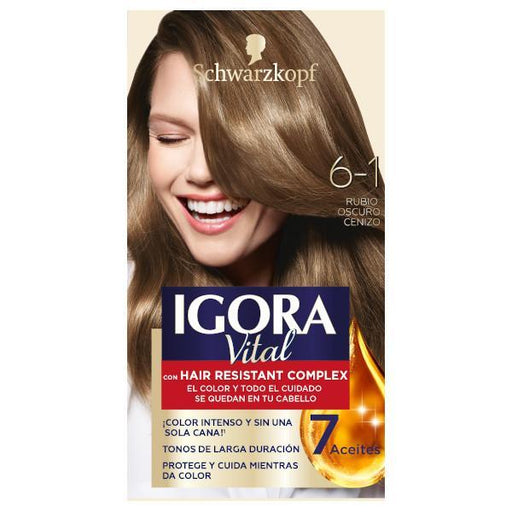 Schwarzkopf Igora Vital Tinte 6-1 - Farmacias Arrocha