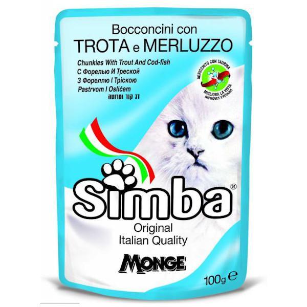 Simba Sobre Con Trocitos De Trucha Y Bacalao - Farmacias Arrocha
