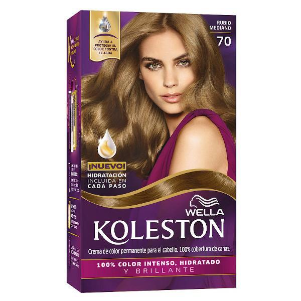 Wella Koleston Kit Tinte N.70 Rubio Mediano - Farmacias Arrocha