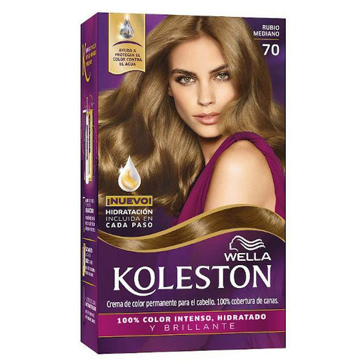 Wella Koleston Kit Tinte N.70 Rubio Mediano - Farmacias Arrocha